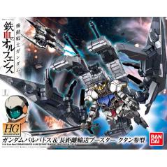 Gundam - HGI-BO - 007 - ASW-G-08 Gundam Barbatos + Long Distance Transport Booster Kutan Type-III 1/144