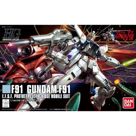 Gundam - HGUC - 167 - F91 Gundam F91 1/144 (Caja Dañada)