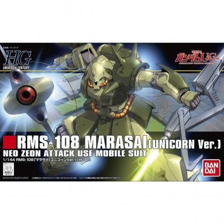 Gundam - HGUC - 138 - RMS-108 Marasai (Unicorn Ver.) 1/144 (Caja Dañada)