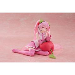 Hatsune Miku Desktop Cute Figure Sakura Miku Cherry Cushion Ver. Taito - 1