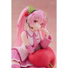 Hatsune Miku Desktop Cute Figure Sakura Miku Cherry Cushion Ver. Taito - 4