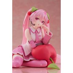 Hatsune Miku Desktop Cute Figure Sakura Miku Cherry Cushion Ver. Taito - 5