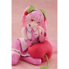 Hatsune Miku Desktop Cute Figure Sakura Miku Cherry Cushion Ver. Taito - 6