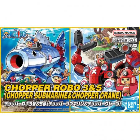 One Piece - Chopper Robo No.3 & No.5 (Chopper Submarine & Chopper Crane)