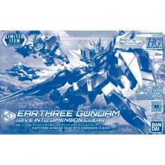 Gundam - HGBD:R - PFF-X7/E3 Earthree Gundam [Dive Into Dimension Clear] 1/144