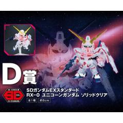 Gundam - SDEX - RX-0 Unicorn Gundam Destroy Mode Solid Clear Bandai - 3