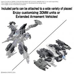 30MM Option Parts Set 20 (Full Armor Unit 1) 1/144 Bandai - 5