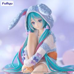 Hatsune Miku Noodle Stopper Hatsune Miku Rabbit Ear Hood Pajama Blue Color Ver. Furyu - 5