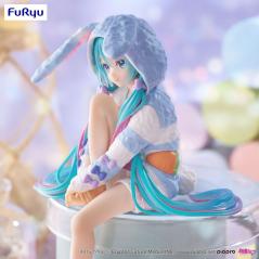 Hatsune Miku Noodle Stopper Hatsune Miku Rabbit Ear Hood Pajama Blue Color Ver. Furyu - 7