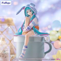 Hatsune Miku Noodle Stopper Hatsune Miku Rabbit Ear Hood Pajama Blue Color Ver. Furyu - 4