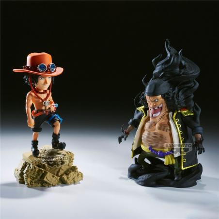 One Piece World Collectable Figure Log Stories Portgas D. Ace vs Marshall D. Teach