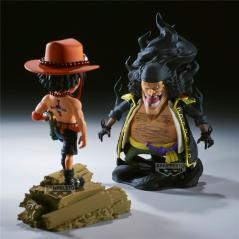 One Piece World Collectable Figure Log Stories Portgas D. Ace vs Marshall D. Teach Banpresto - 4