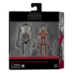 Star Wars The Attack of the Clones Black Series - C-3PO (B1 Battle Droid Body) & Super Battle Droid Hasbro - 7