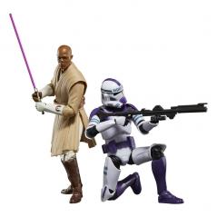 Star Wars Clones of the Republic Black Series - Mace Windu & 187th Legion Clone Trooper Hasbro - 1