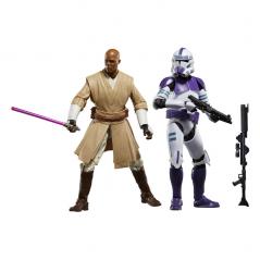 Star Wars Clones of the Republic Black Series - Mace Windu & 187th Legion Clone Trooper