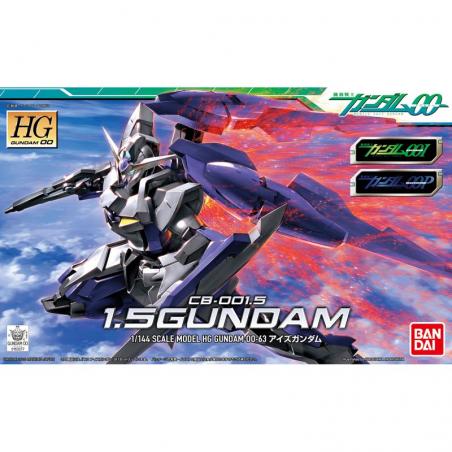 Gundam - HG00 - 63 - CB-001.5 1.5 Gundam 1/144