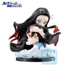 Demon Slayer: Kimetsu no Yaiba Ichibansho Art Scale Memoria Tanjiro Kamado & Nezuko Kamado (Locus) Bandai - 1