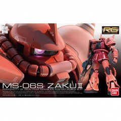 Gundam RG -02- MS-06S Zaku Ⅱ 1/144 BANDAI HOBBY - 2